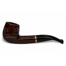 Cachimbo Bertoldi Elite Dourado Mogno com Filtro Permanente